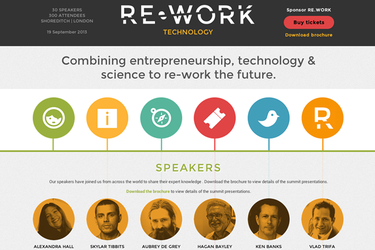 RE.WORK Technology Summit (19th September)