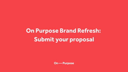 Brand refresh proposal ad