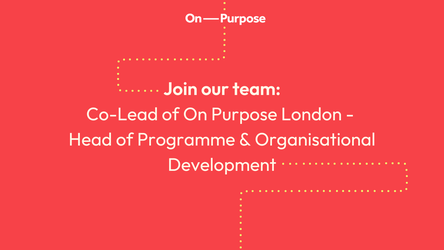 Head of Programme & Organisational Development