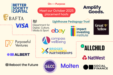 October 2025 placement organisations header