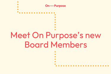 Welcoming new board members header