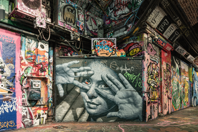 artwork at Leake Street arches